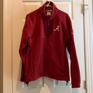 Men’s U of A Crimson Tide Columbia Fleece Jacket M